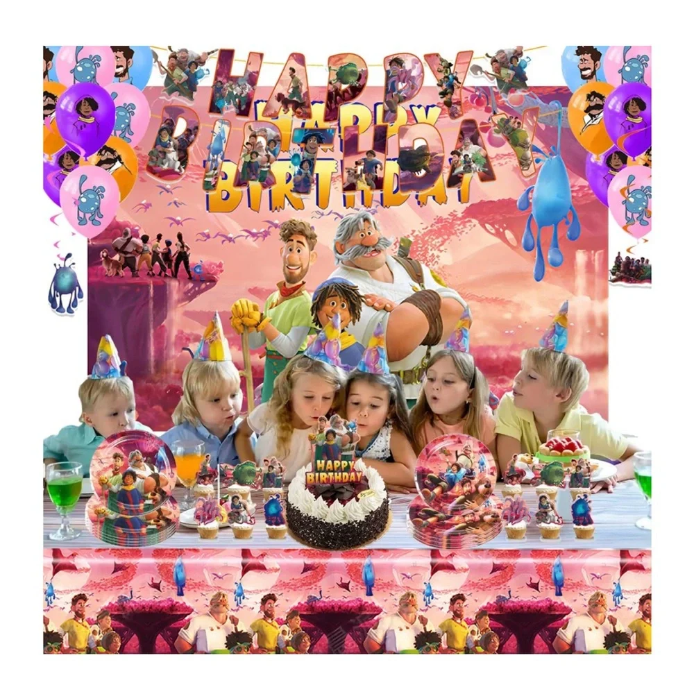 Strange World Complete Birthday Party Tableware & Decor, Set for 10